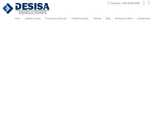 Tablet Screenshot of desisa.com